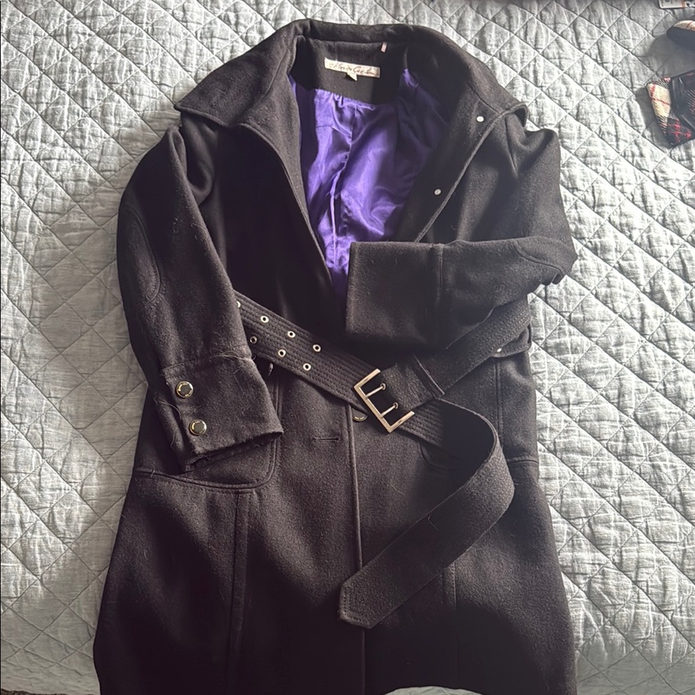 Kenneth Cole Elegant Black Women's Coat